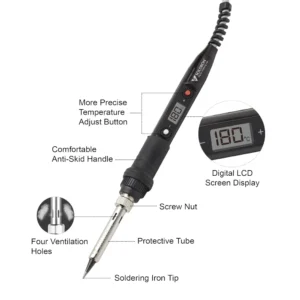 80W Digital Display Soldering Iron